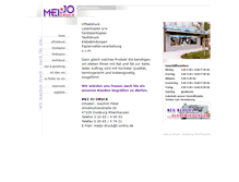 Tablet Screenshot of meijo-druck.de